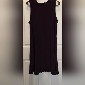 Elegant Midi Dress in Deep Purple